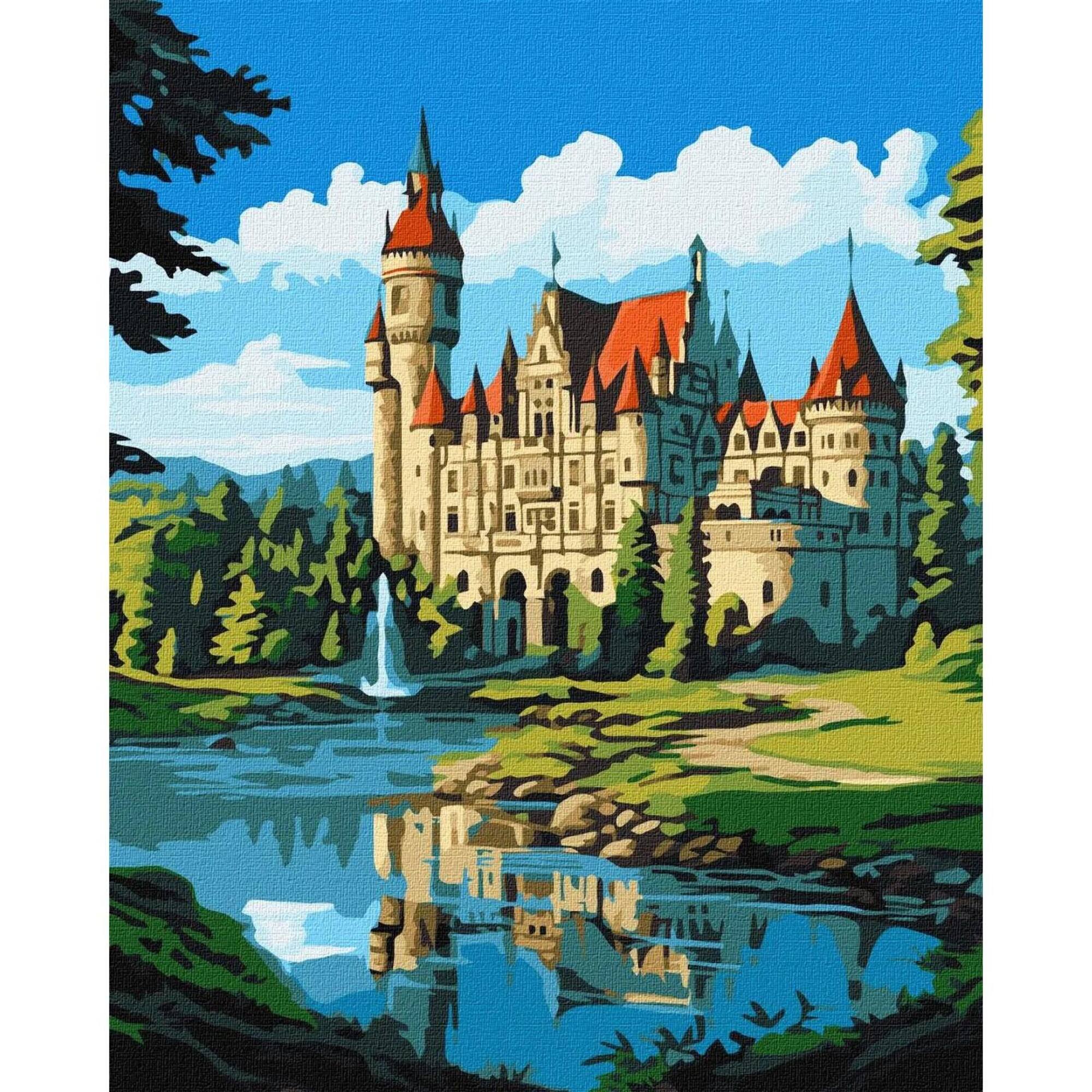 Ideyka Mesmerizing Castle Painting by Numbers Kit